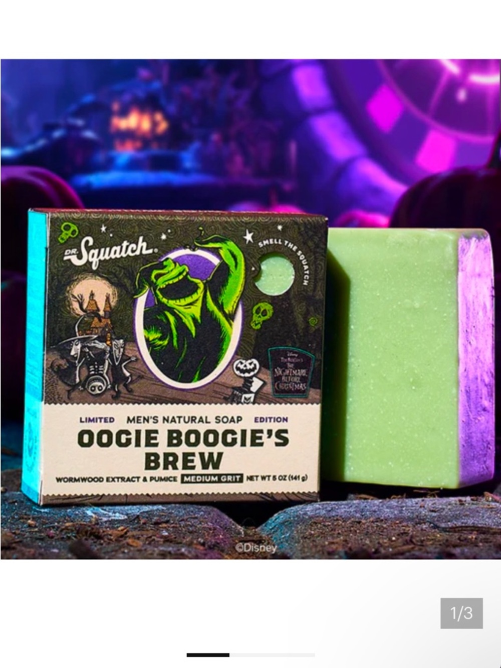 Oogie Boogie's Brew Dr. Squatch Bar Soap